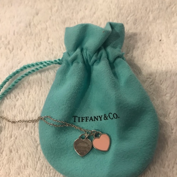 authentic Tiffany’s double heart necklace - Picture 2 of 3